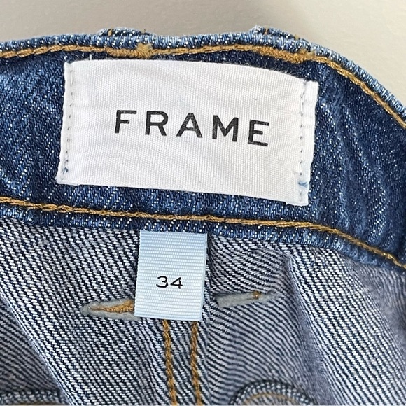 Frame Denim women’s Le High N Tight Wide Leg Jeans in Foxgrove size 34 US 16 - Picture 9 of 14